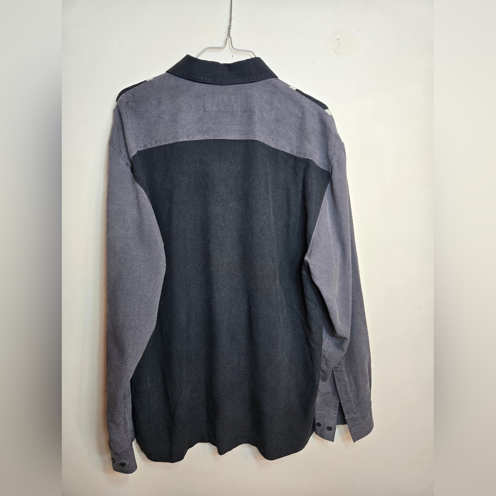 Nat Nast Black and Gray + Brown And Tan Striped Shirts - Picture 4 of 13